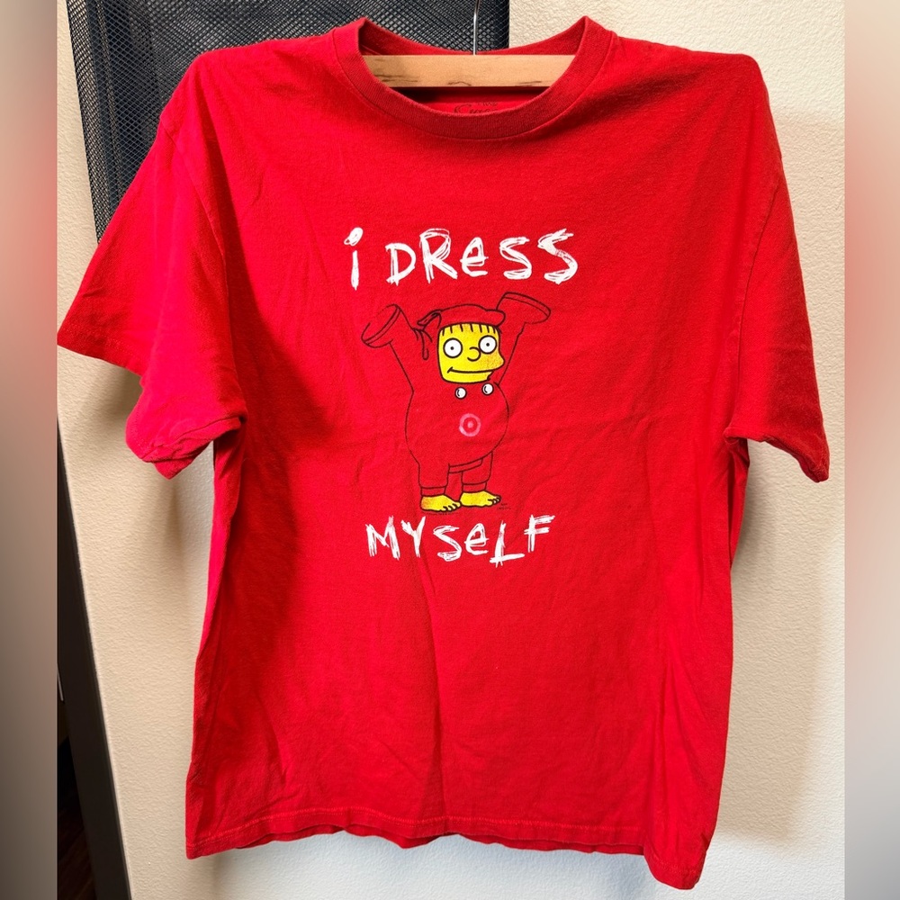 Red Graphic Tee for Men